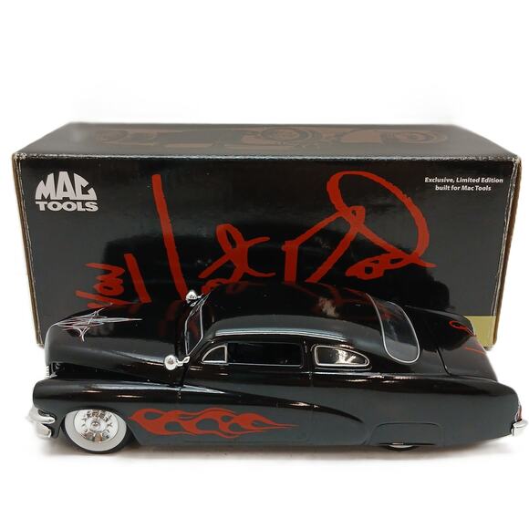 MAC Tools Exclusive Limited Edition Black Mercury Diecast Car w/ Flames in Box - Picture 1 of 15
